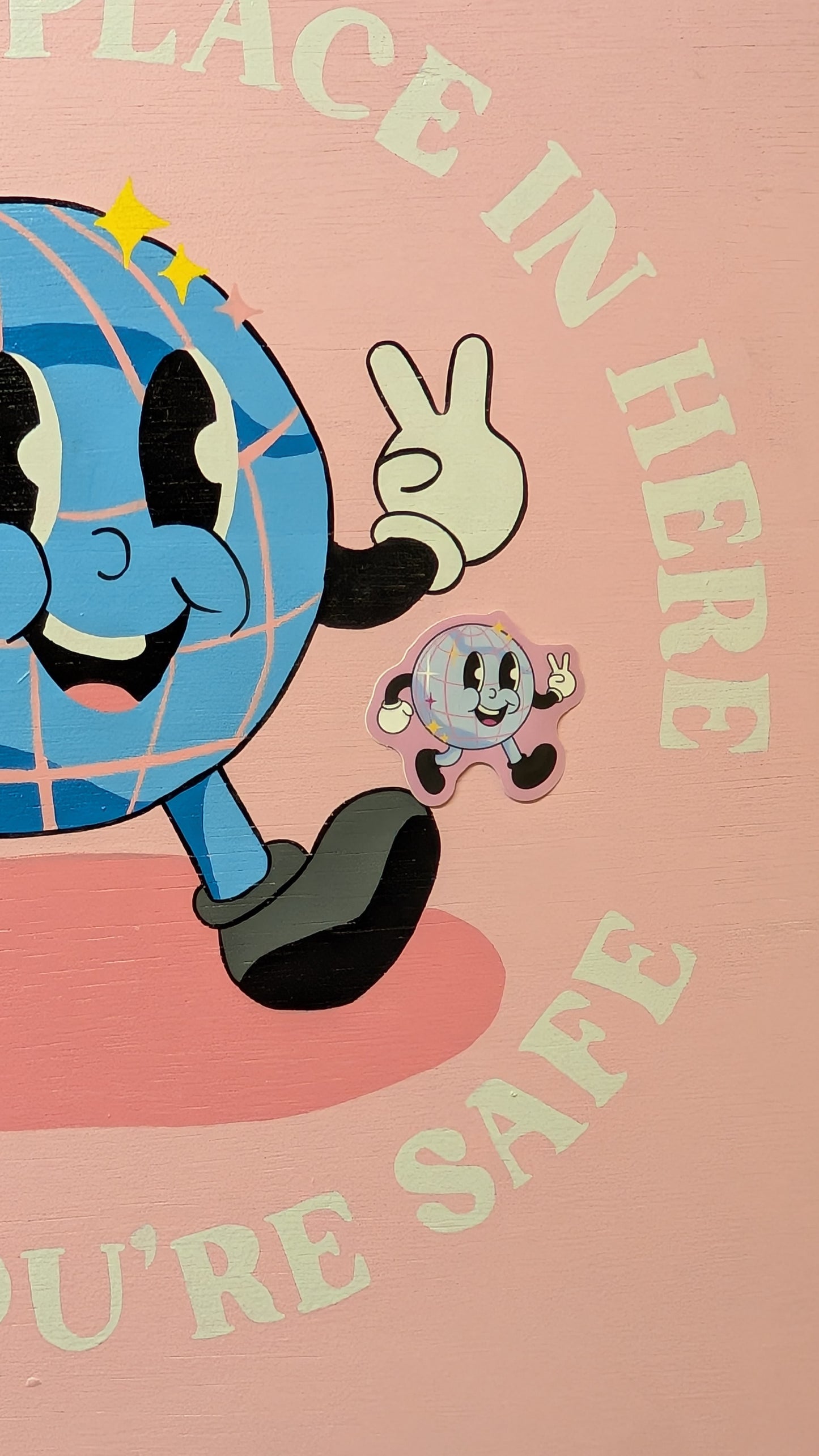 Priscilla Discoball Sticker