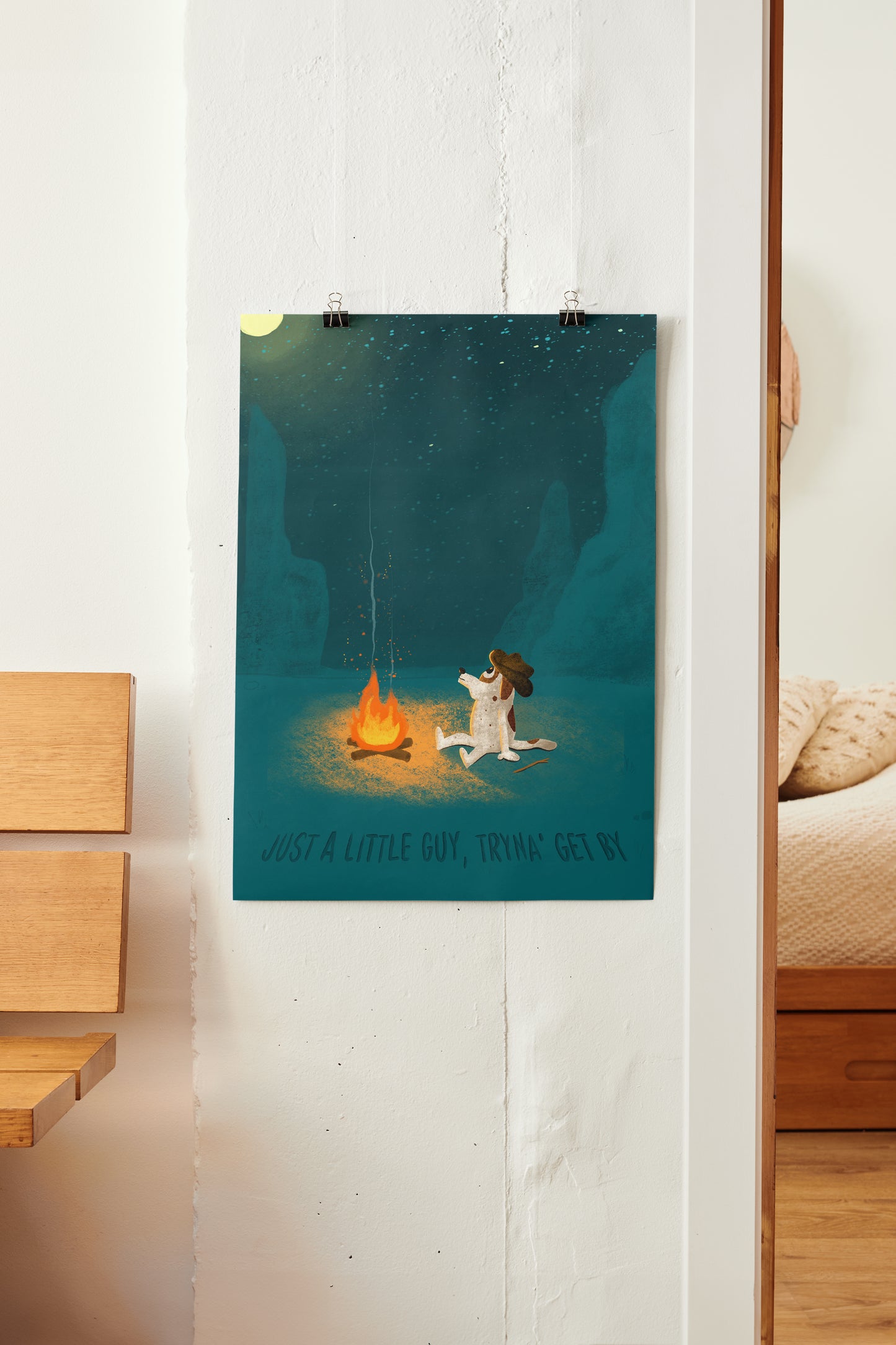 Just A Little Guy, Tryna' Get By Print