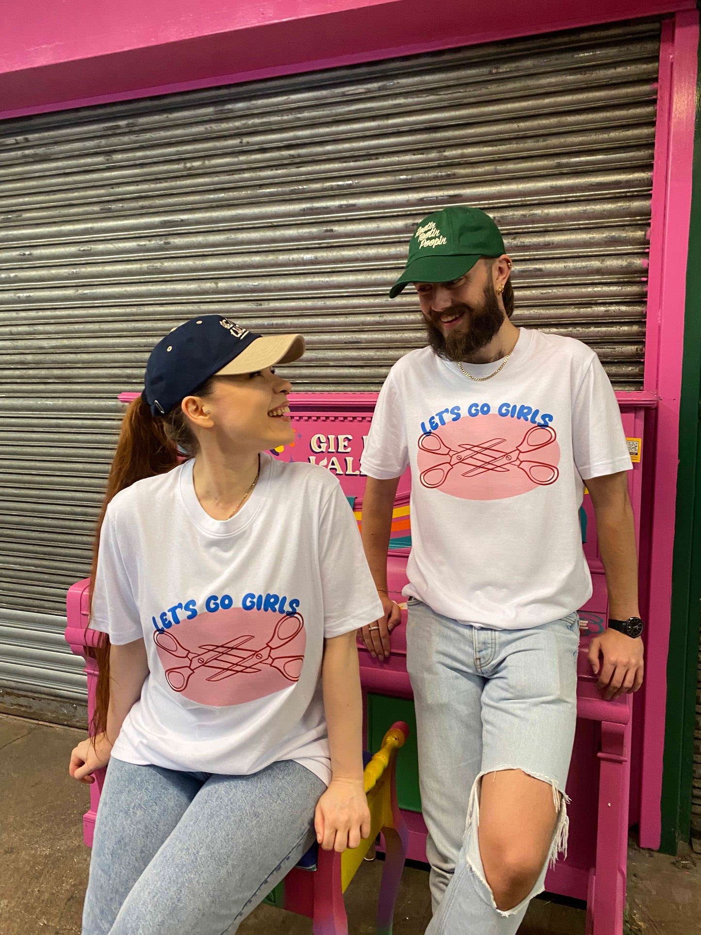 Let's Go Girls Scissoring T-shirt