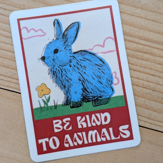 Be Kind To Animals Sticker