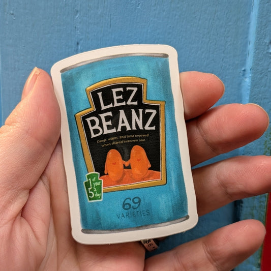 Lez Beans Sticker