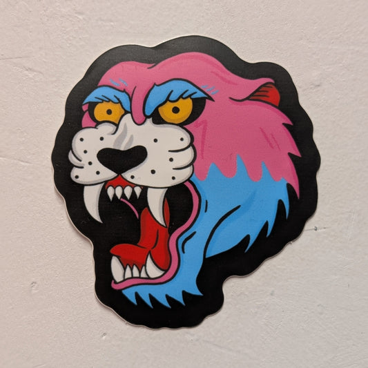 Big Cat Colour Sticker