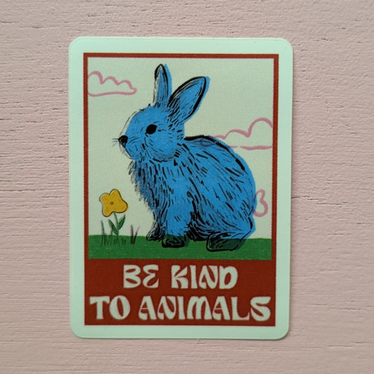 Be Kind To Animals Sticker