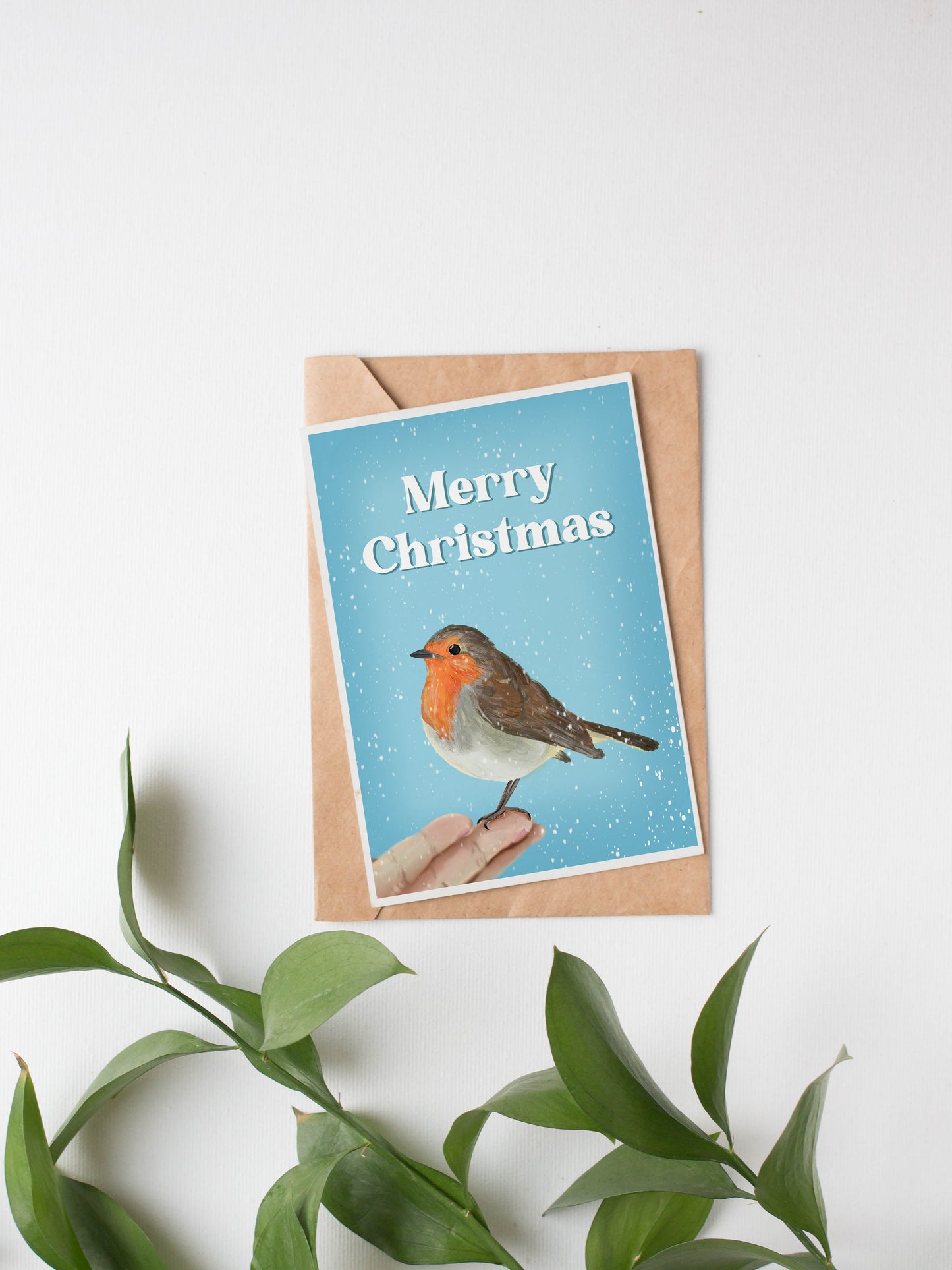 Robin Christmas Greeting Card