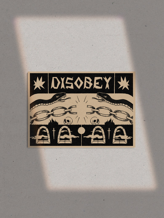 Disobey Print