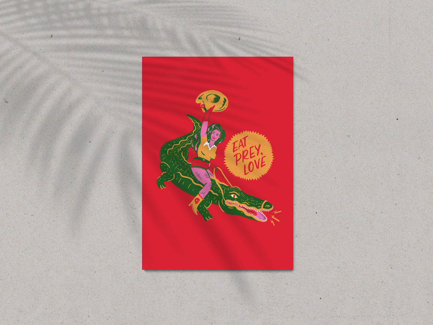 Eat Prey, Love Print