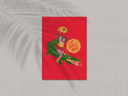 Eat Prey, Love Print