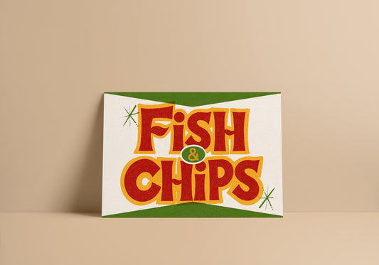 Fish & Chips Print