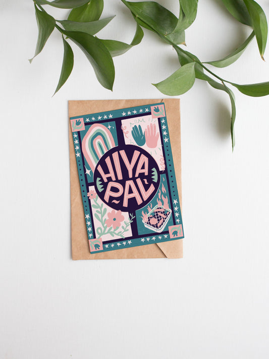 Hiya Pal! Scottish Greeting Card