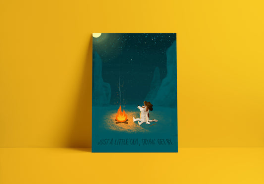 Just A Little Guy, Tryna' Get By Print