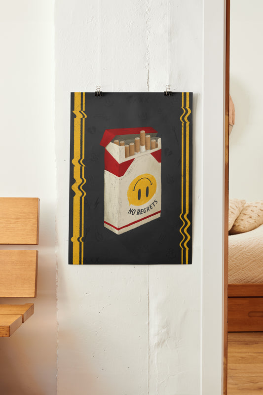 No Regrets Box Print