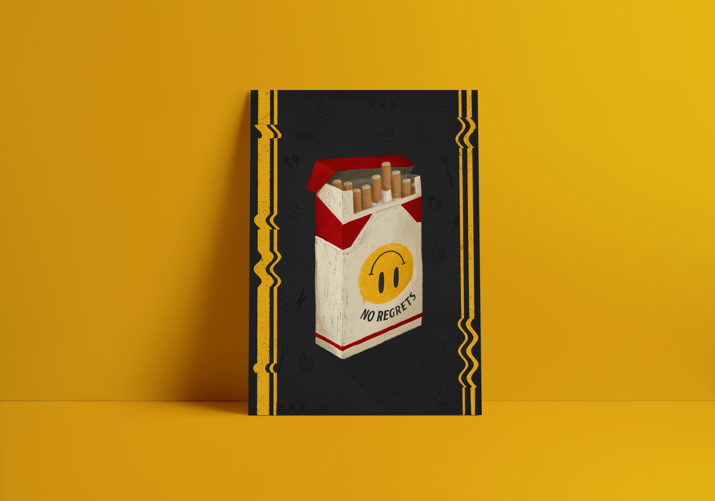 No Regrets Box Print