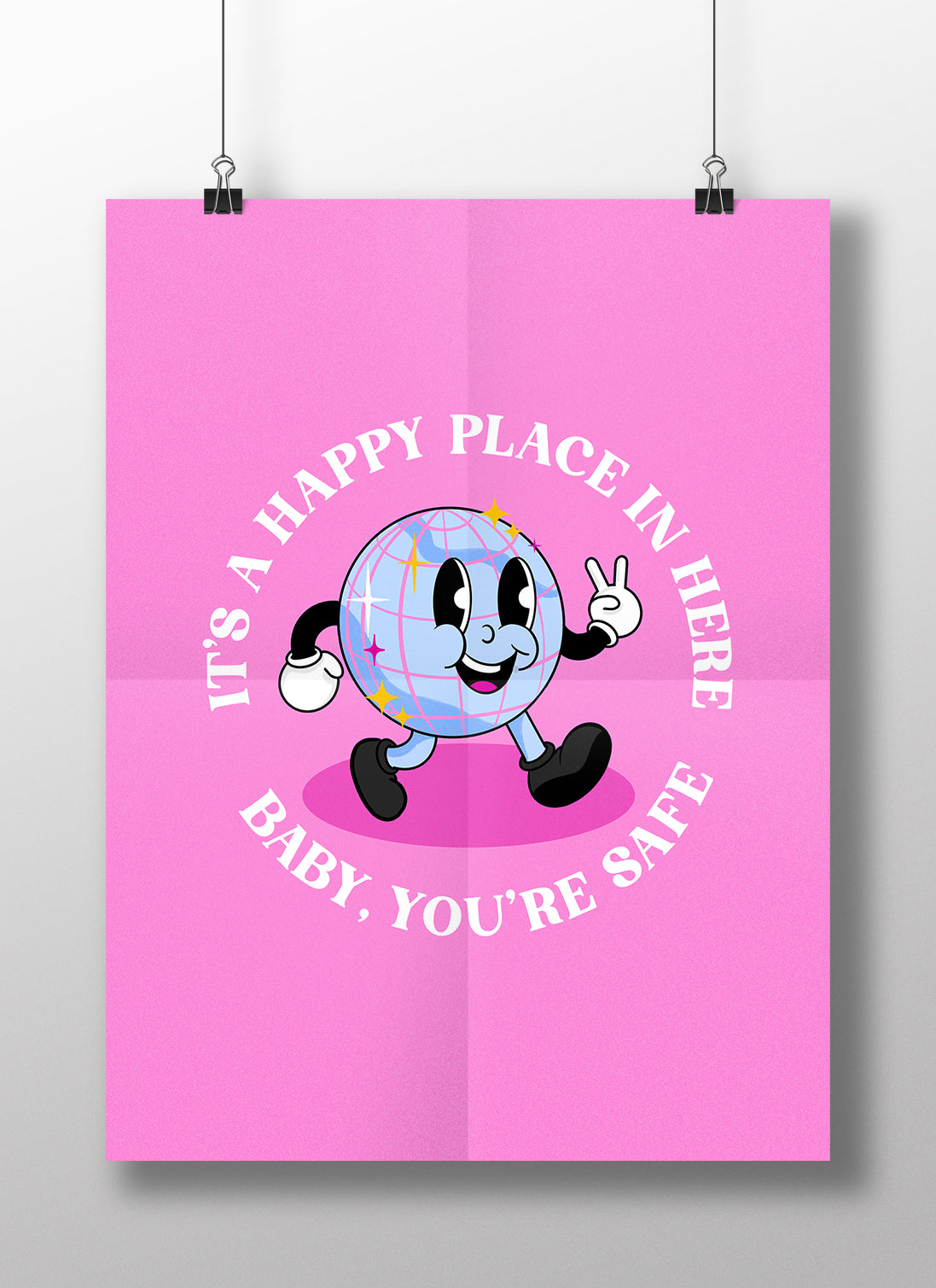 Priscilla Discoball Print