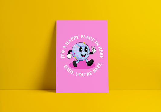 Priscilla Discoball Print