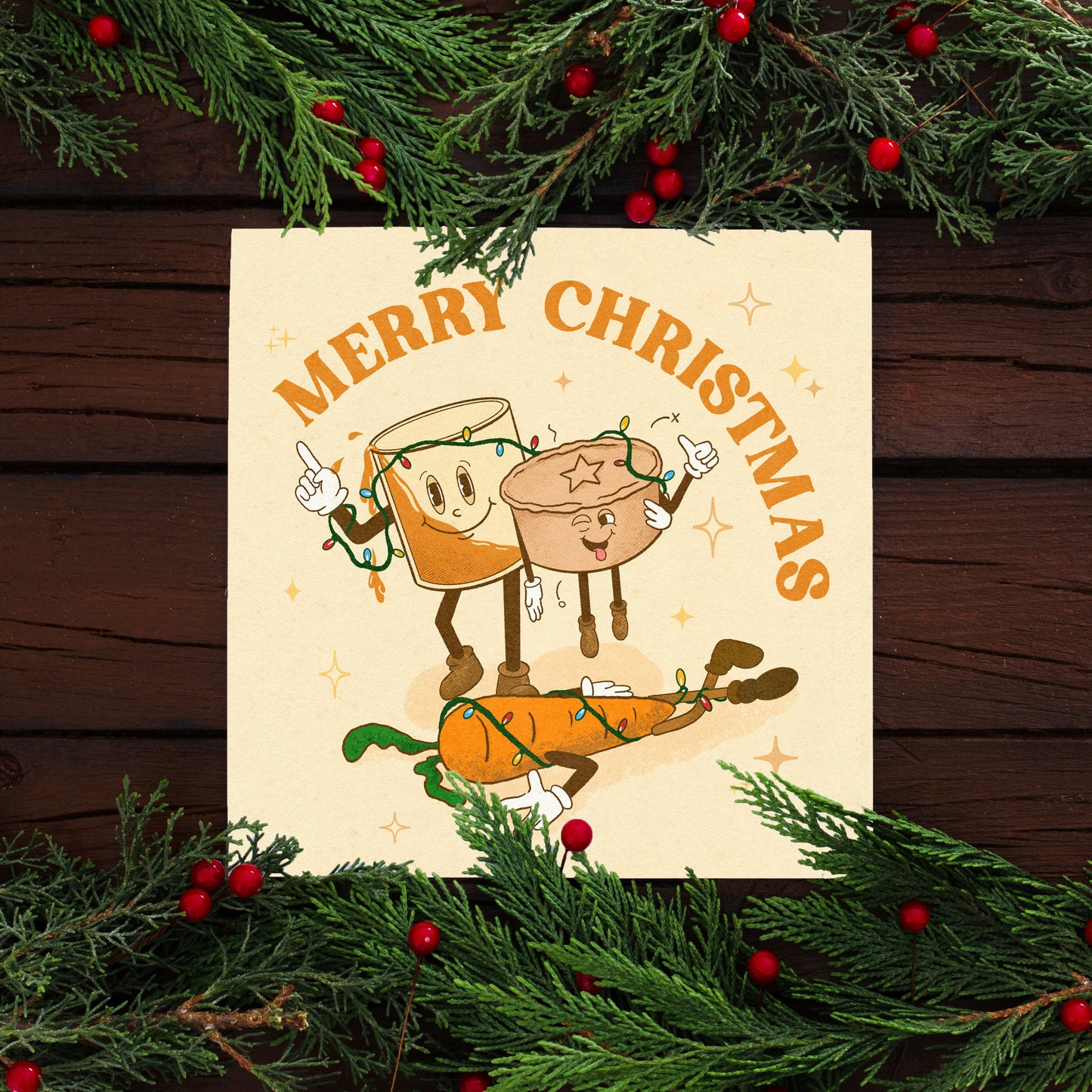 Scottish Christmas Greeting Card